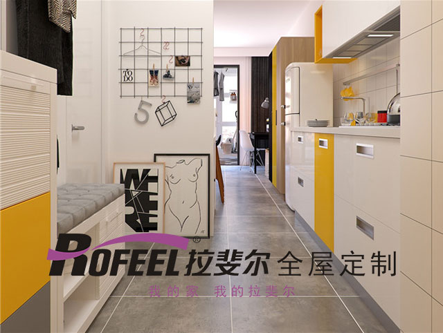 拉斐爾全屋定制|40㎡單身公寓，卻住出80㎡的既視感！